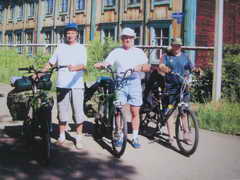 Трое велосипедистов из Вологды посетили Мариинск